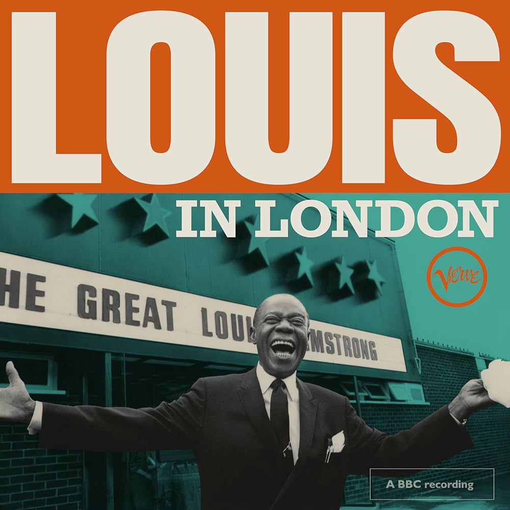 album cover, Louis in London, by Louis Armstrong