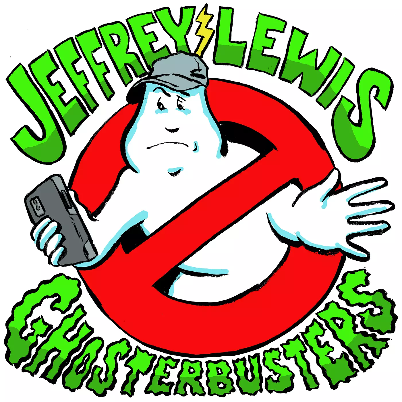 album cover, Ghosterbusters, by the Jeffrey Lewis